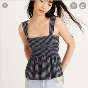 NWT Madewell smocked plum top